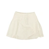 Opening Ceremony Optic White Cotton Eyelet Mini Skirt In Multi