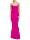 KATIE MAY DAMN GINA WOMENS KNIT SCOOP NECK EVENING DRESS