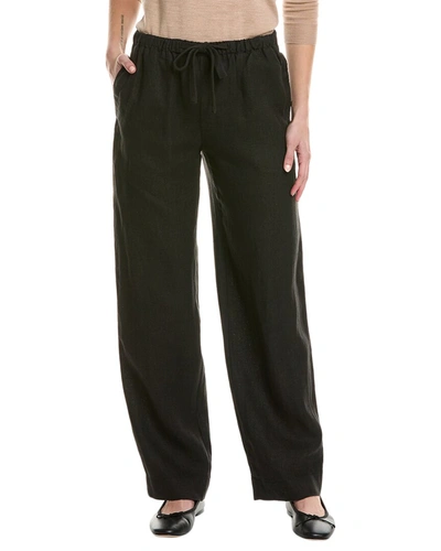Vince Tie-front Pull-on Pant In Black