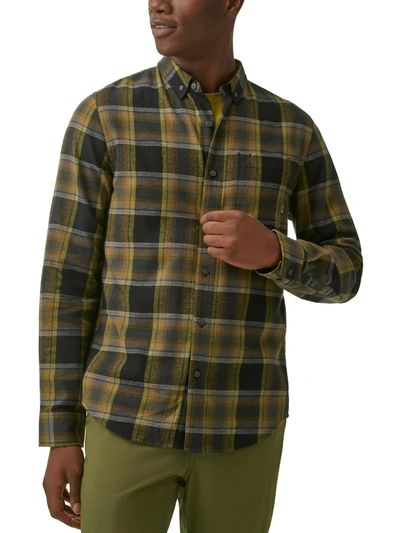 Bass Outdoor Men's Expedition Stretch Flannel Shirt In Green