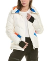 Perfect Moment Ski Duvet Down Jacket Xl In Multi