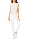1.STATE WOMENS LACE OVERLAY SLEEVELESS CROPPED
