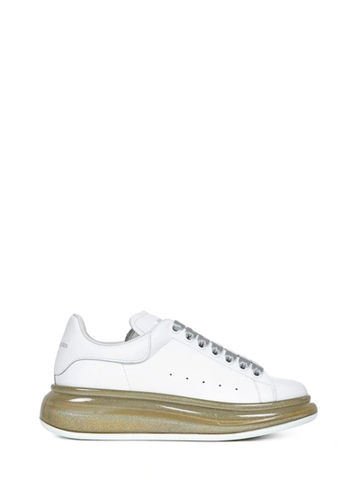Alexander Mcqueen Larry Sneakers With Translucent Sole In White