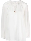 Phaeonia Anita Long Sleeves Blouse In White