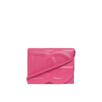 Dolce & Gabbana Dg Logo Shoulder Bag In Pink