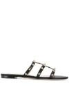 VALENTINO GARAVANI VALENTINO GARAVANI ROCKSTUD LEATHER SANDALS