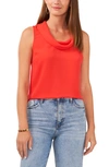 VINCE CAMUTO COWL NECK SLEEVELESS BLOUSE