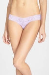 Hanky Panky Signature Lace Low Rise Thong In Moon Crystal