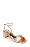 Badgley Mischka Infinity Ankle Strap Sandal In Champagne