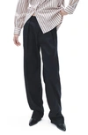 RAG & BONE DONOVAN LINEN BLEND WIDE LEG PANTS