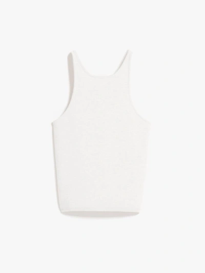 MAX MARA MAX MARA ALFEO HALTER TOP IN VANISÉ WOOL