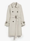 MAX MARA THE CUBE MAX MARA THE CUBE TITRENCH DOUBLE-BREASTED TRENCH COAT IN WATER-REPELLENT TWILL