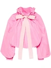 Patou Iconic Volume Top Clothing In Pink & Purple
