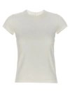 Rick Owens Cropped Level Tee T-shirt White In White