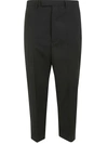 RICK OWENS RICK OWENS ASTAIRES CROPPED TROUSERS CLOTHING