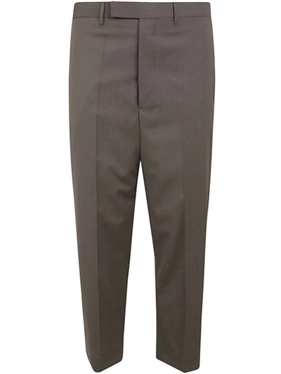 Rick Owens Astaires Cropped Trousers Clothing In Grey