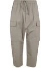 RICK OWENS RICK OWENS CARGO CROPPED TROUSERS CLOTHING