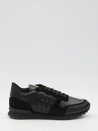 Valentino Garavani Rockrunner Sneakers In Black