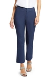 Nydj Marilyn Utility Pocket Straight Leg Jeans In Dk Blue Heather