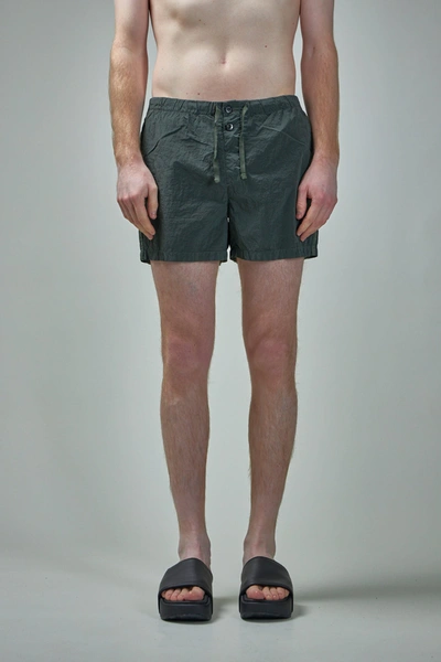 Stone Island Compass-patch Shorts In Green