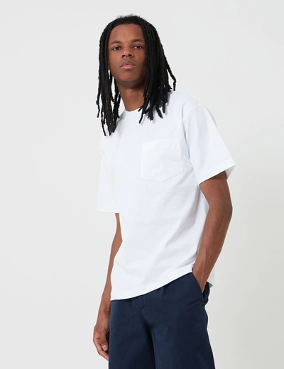 Camber Pocket T-shirt (8oz) In White