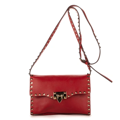 Valentino Garavani Rockstud Sling In Red