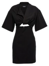 Jacquemus Bahia Twisted Cut-out Mini Dress