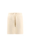 Burberry Solid Color Shorts With Equestrian Knight Print