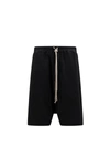 Rick Owens Drkshdw Drkshdw By Rick Owens Man Shorts & Bermuda Shorts Black Size M Cotton, Elastane