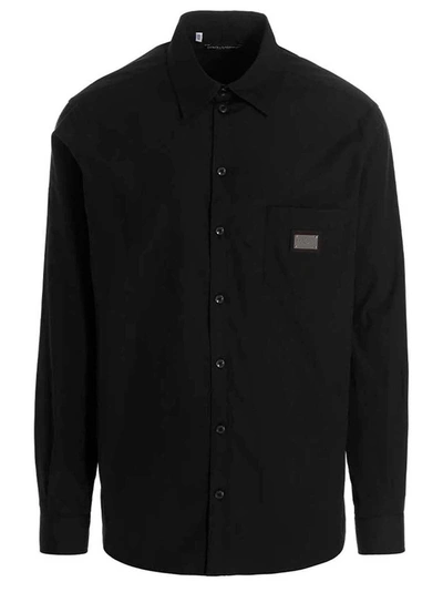 Dolce & Gabbana Dg Essential Shirt In Black