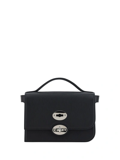 Zanellato Ella Leather Handbag In Black