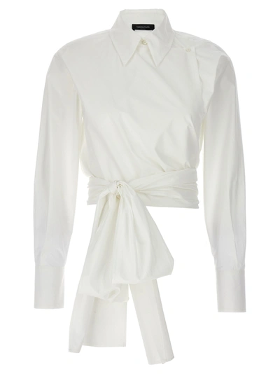 Fabiana Filippi Knot Shirt In White