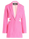 Jacquemus Pink Le Raphia 'la Robe Bari' Minidress