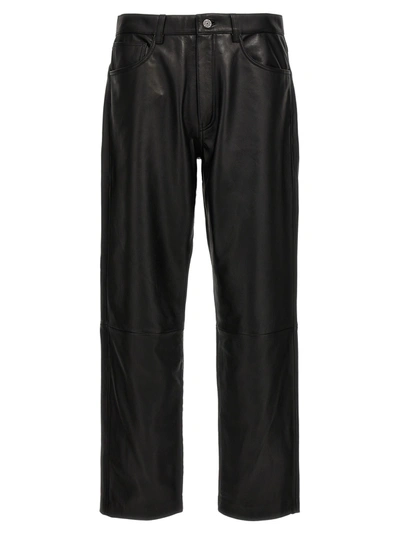 Sunflower Leather Trousers In Black