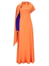 Roksanda 'pilar' Draped Floor-length Dress