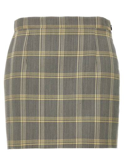 Marni Multicolor Prince Of Wales Mini Skirt