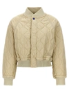 BURBERRY QUILTED BOMBER JACKET CASUAL JACKETS, PARKA BEIGE
