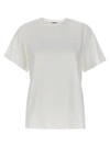 Mugler Crew Neck Jersey Top With Short Sleeves And Straight Hem