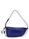 BURBERRY SHIELD SHOULDER BAGS BLUE