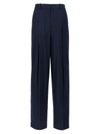 Theory Tailored High Waist Wide Leg Trousers