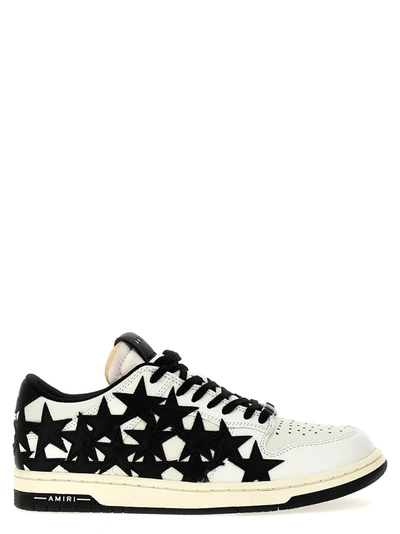 Amiri Stars Low-top Leather Sneakers In Neutrals