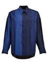 MARNI STRIPED SHIRT SHIRT, BLOUSE BLUE