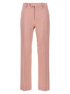 BURBERRY TAILORED TROUSERS PANTS PINK