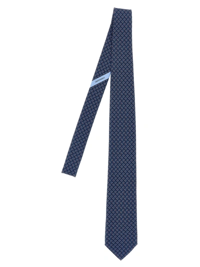 Ferragamo Tetris Ties, Papillon Blue