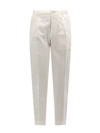 INCOTEX COTTON AND LINEN TROUSER