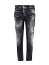 Dsquared2 Skater Stretch Cotton Denim Jeans