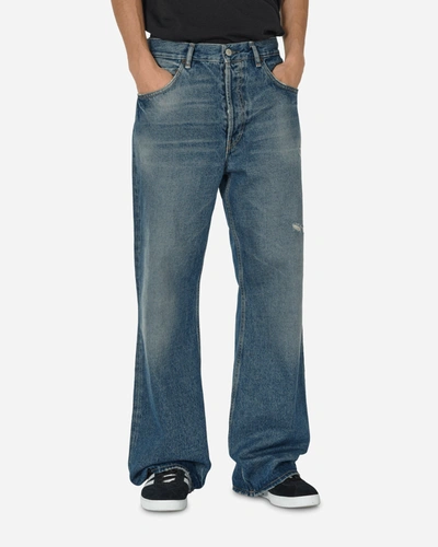Acne Studios 2021m Vintage Loose Fit Jeans Mid In Blue