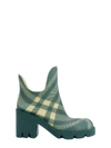 Burberry Checked Ankle Lug Boots