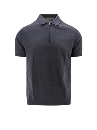 Corneliani Polo Shirt In Grey