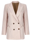 Blazé Milano Blaze Milano Everyday Mid-day Sun Double-breasted Blazer In Pink